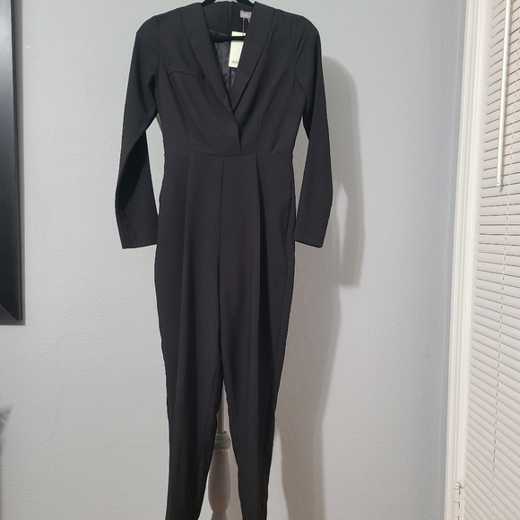 Asos‎ Design Tall Tux Jumpsuit Size 2 NWT - Picture 1 of 16